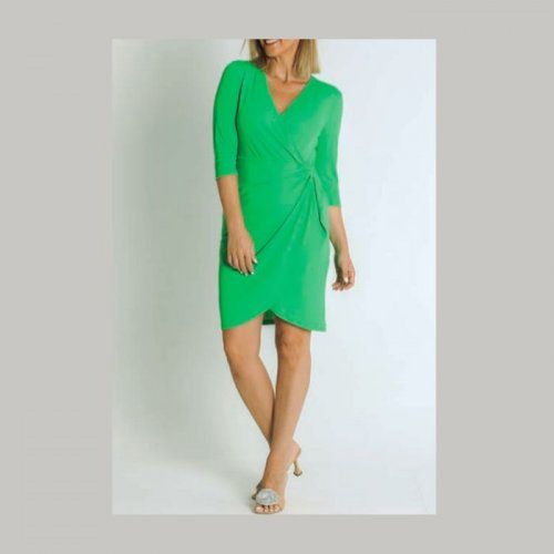 Vestido verde de Lourdes Castillo