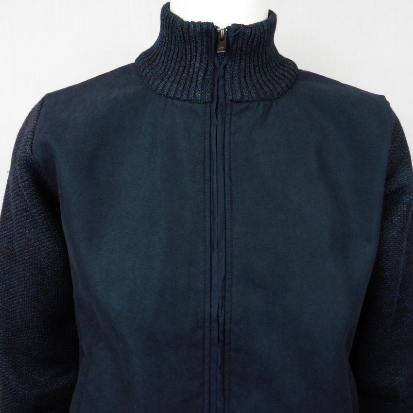 Chaqueta punto marino de Dos Galgos