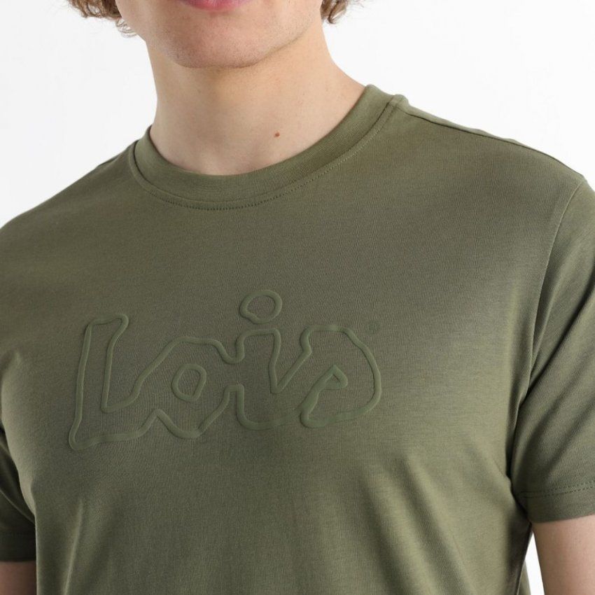 Camiseta verde letras al tono de Lois