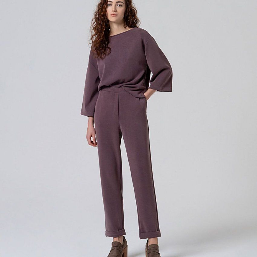 Pantalón modal berenjena de Surkana