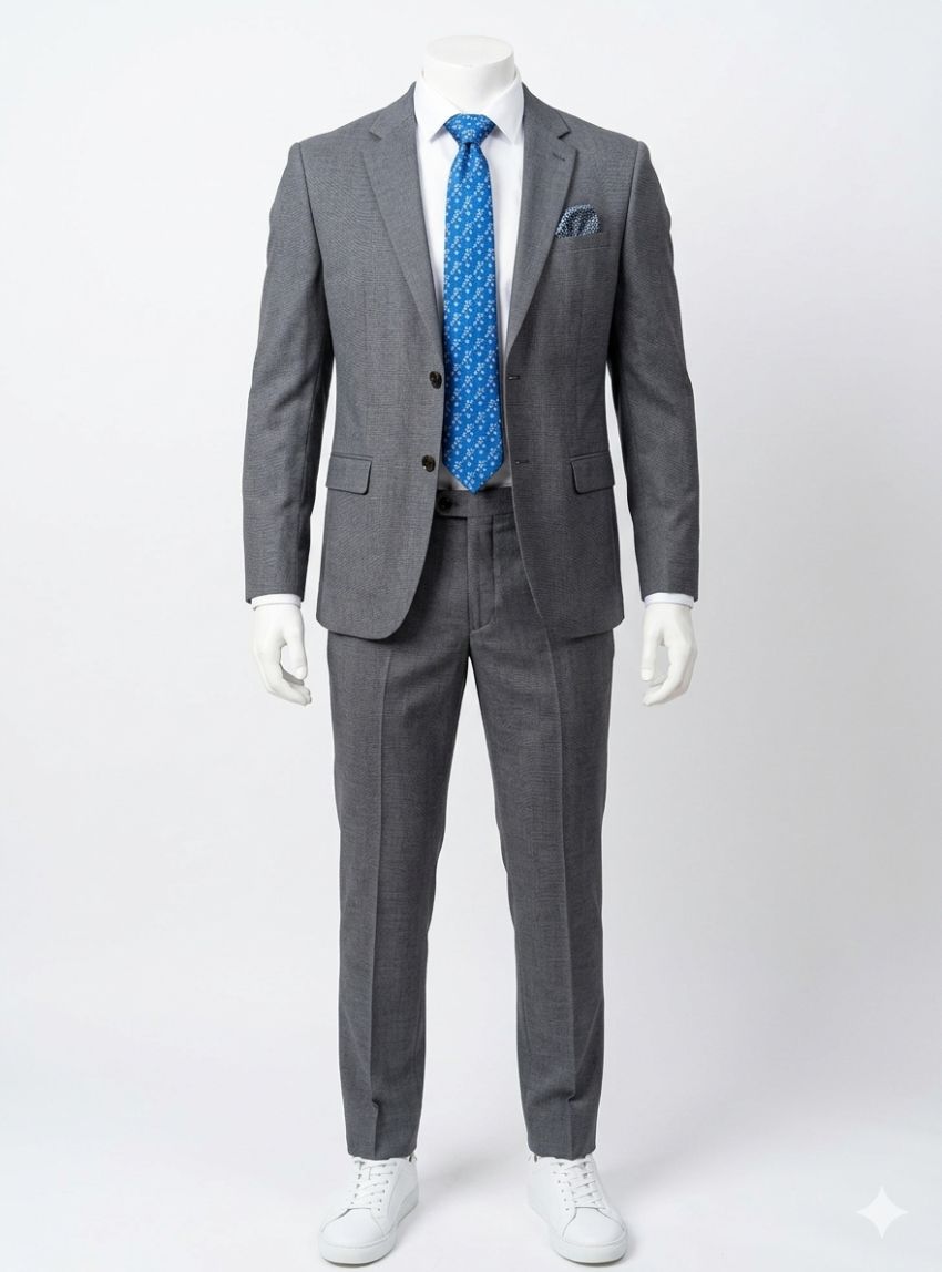 Traje azul mil puntos de Capelhi