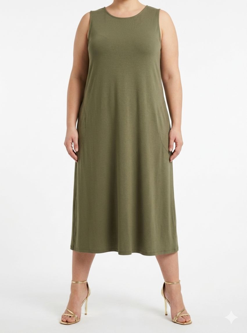 Vestido verde de Lourdes Castillo