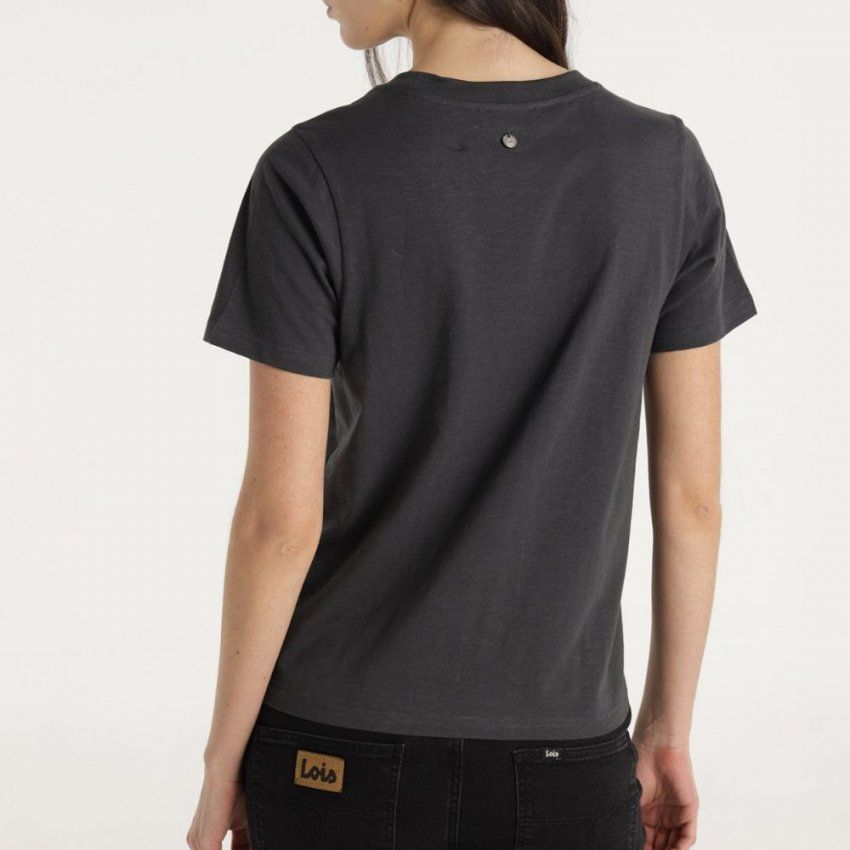Camiseta gris flor de Lois