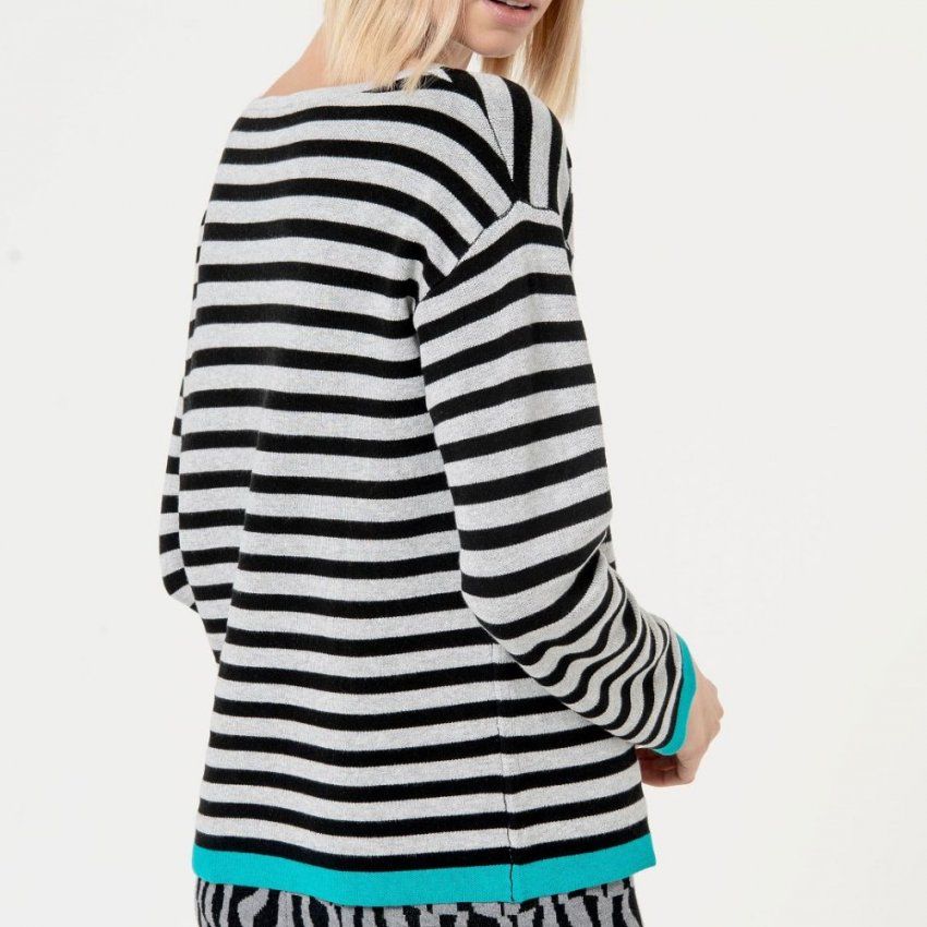 Jersey rayas negra de Surkana