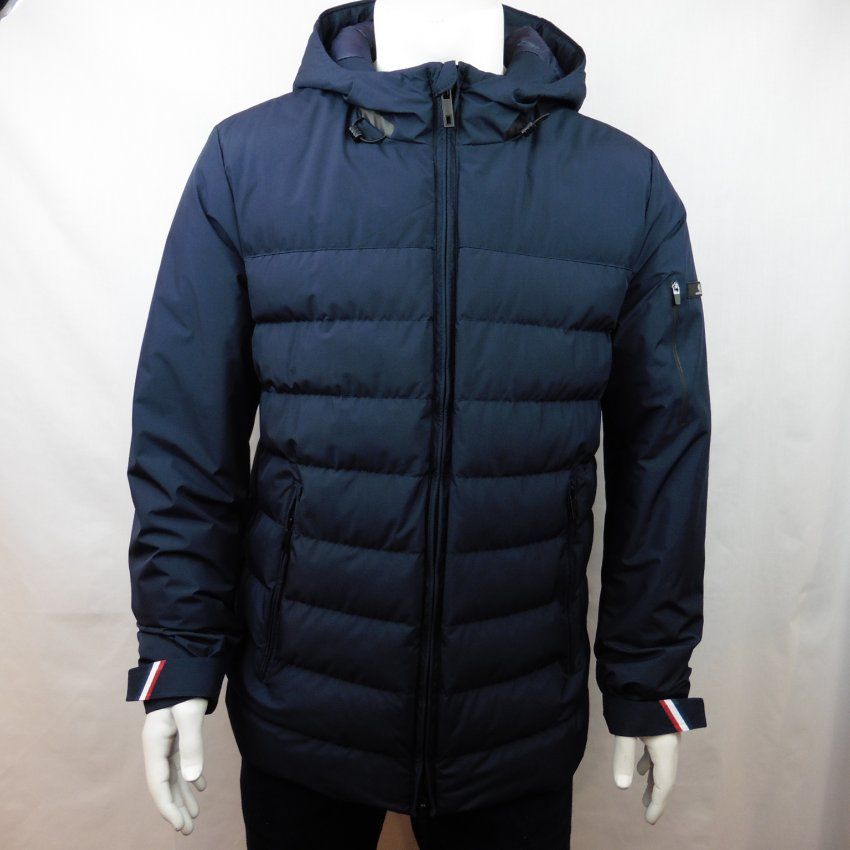 Chaquetón capucha azul marino de Dos Galgos