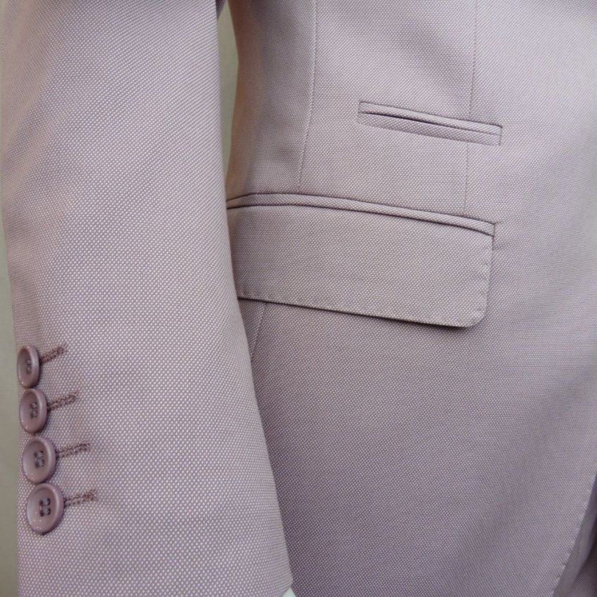 Traje rosa mini dibujo de Alexander & Co.