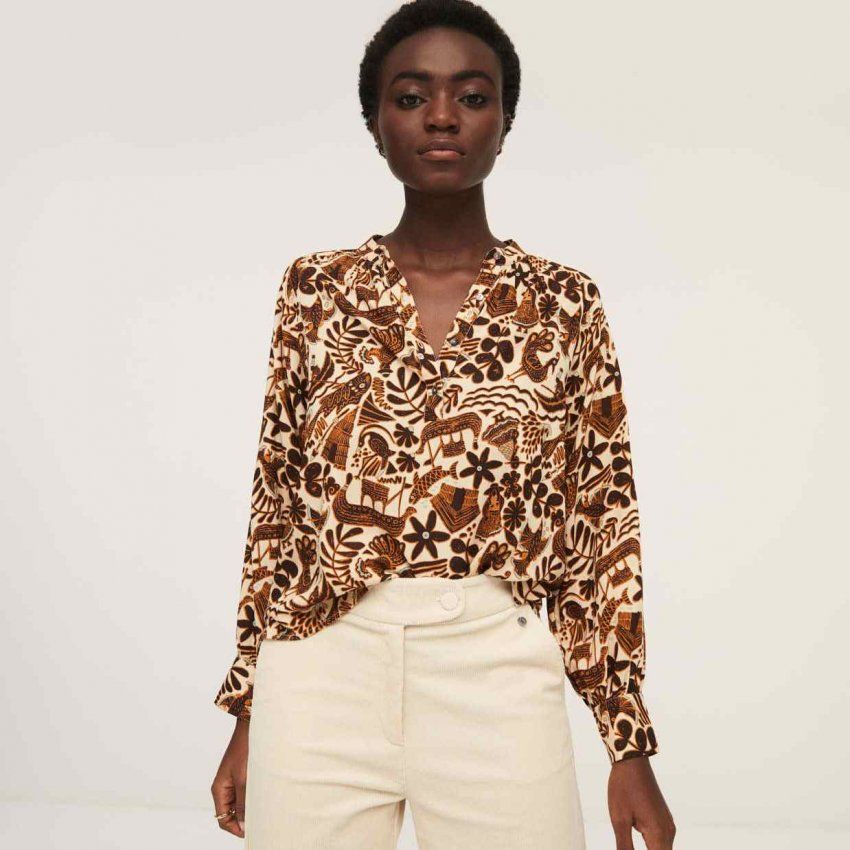 Blusa pavos de Surkana