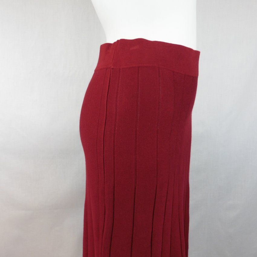 Falda de punto granate de WNT Collection