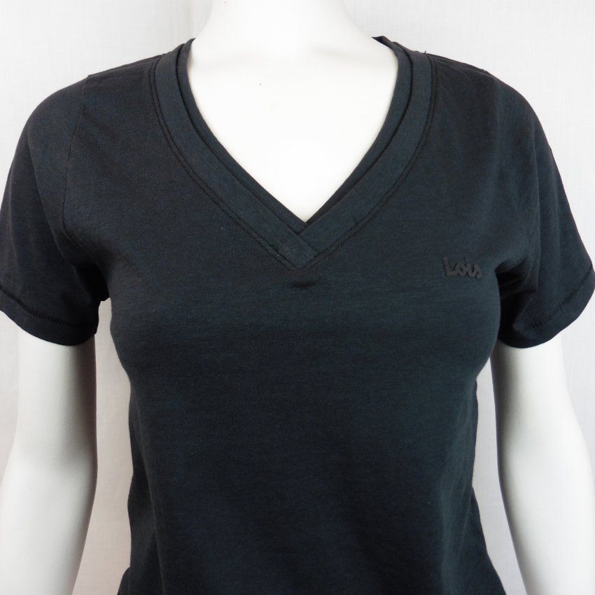 Camiseta pico gris de Lois