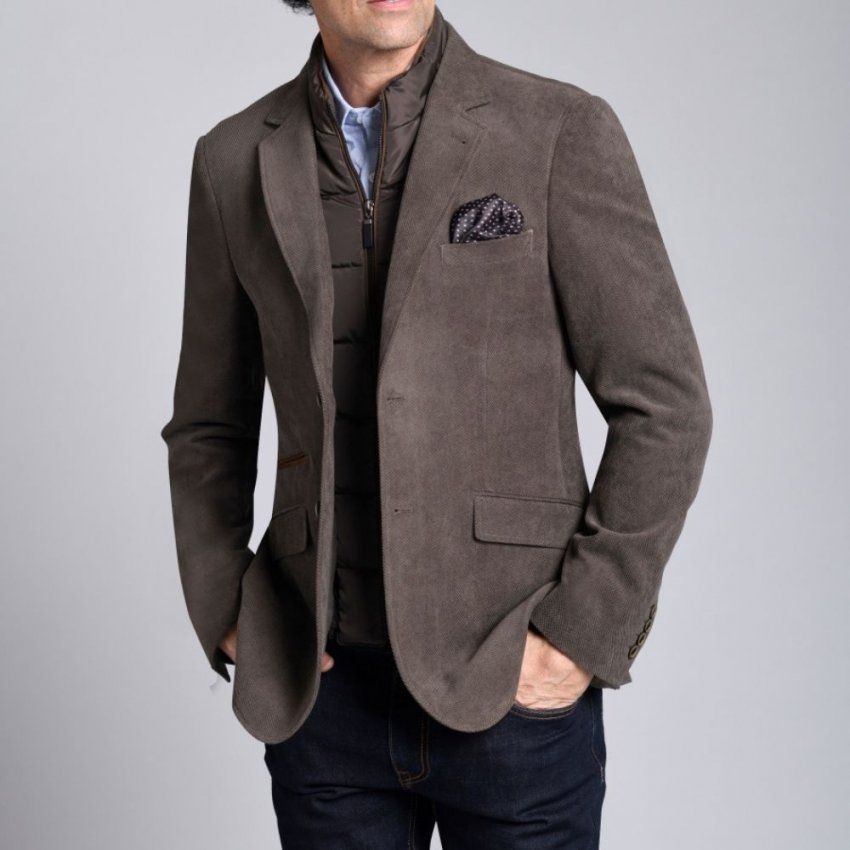 Americana marrón de Alexander & Co.