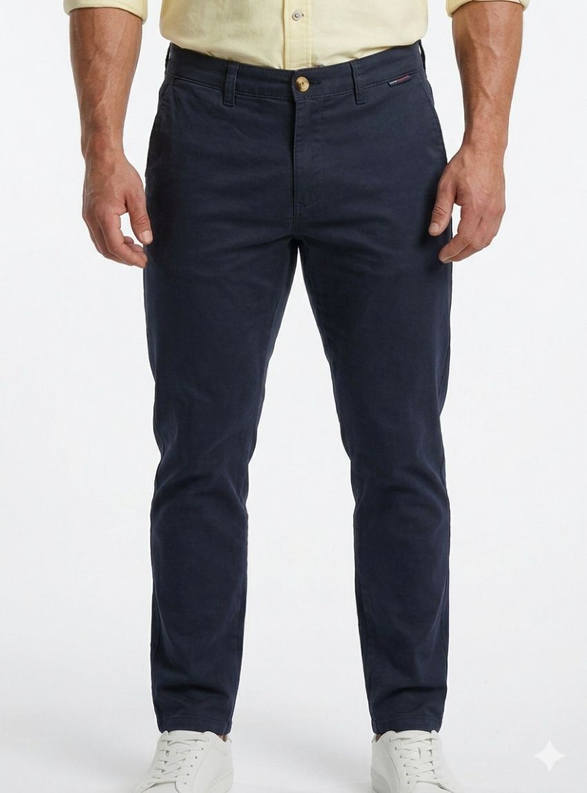 Pantalón goma azul marino de Dos Galgos