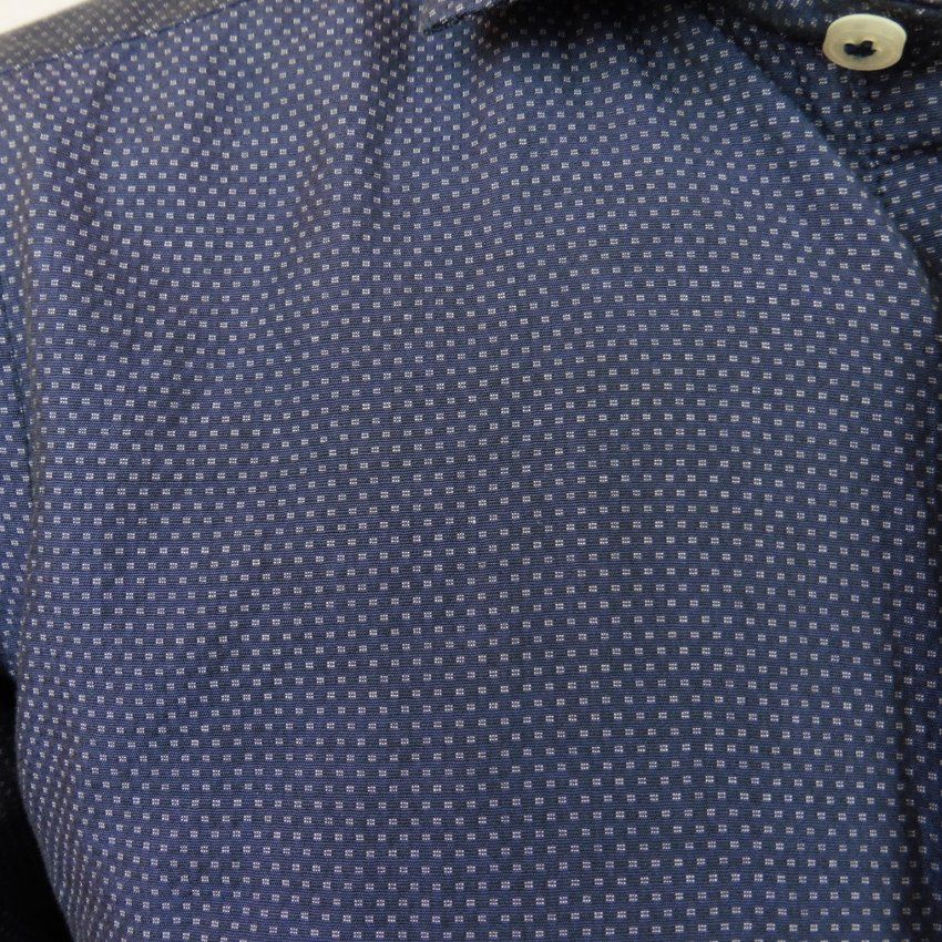 Camisa azul mini guiones de Dos Galgos