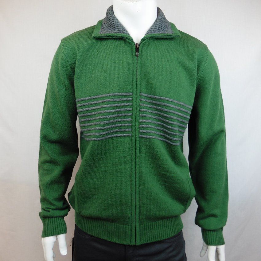 Chaqueta punto verde de G54