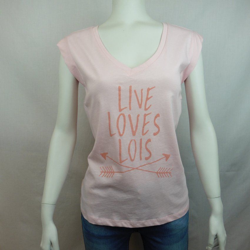 Camiseta flechas rosa de Lois