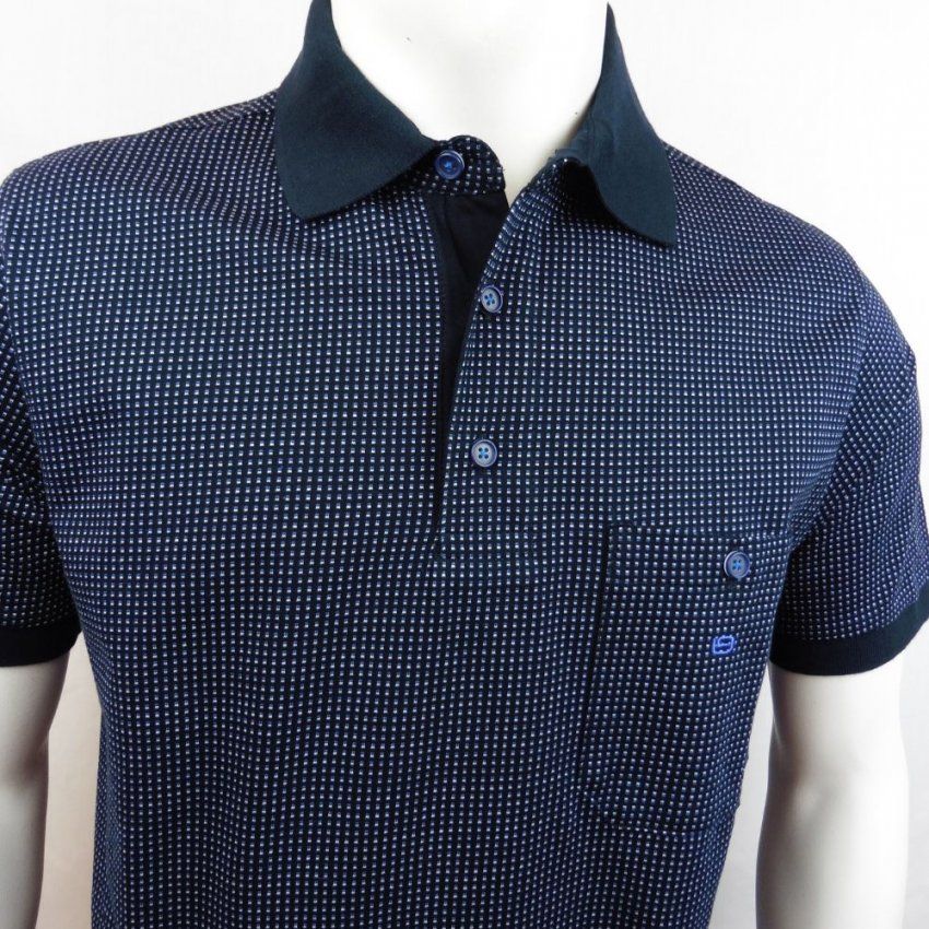 Polo azul marino mini dibujo de G54