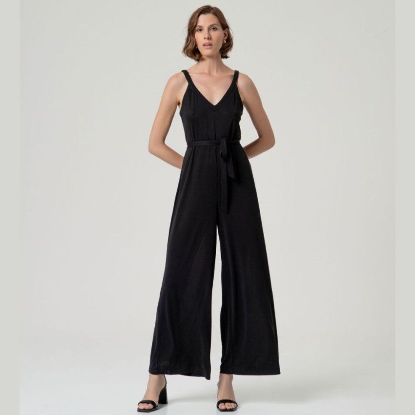 Mono tirantes negro de Surkana