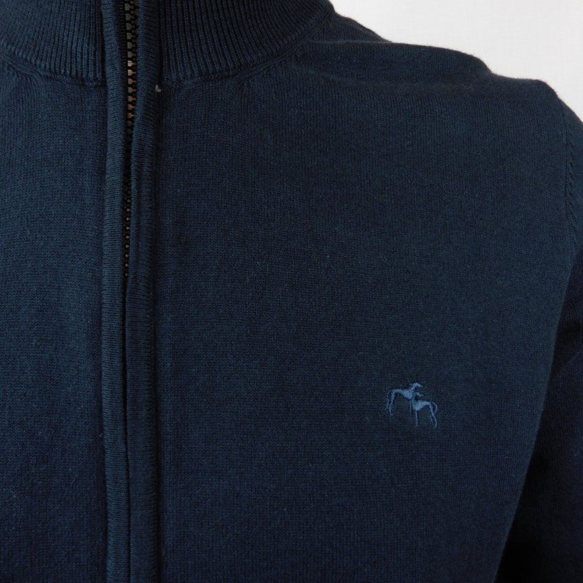 Chaqueta punto azul marino de Dos Galgos