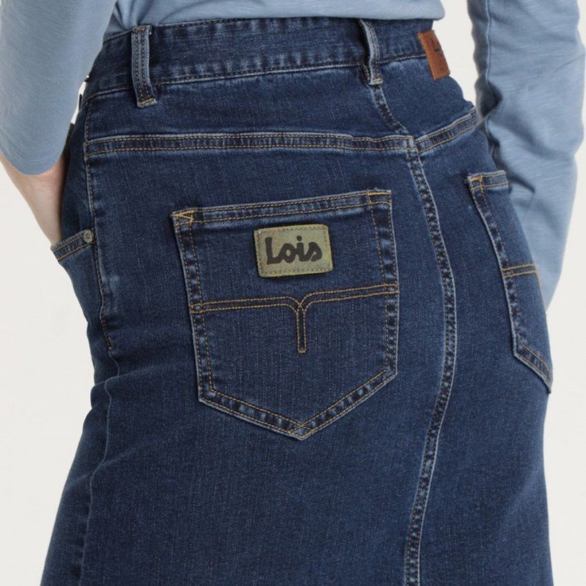 Falda vaquera larga de Lois