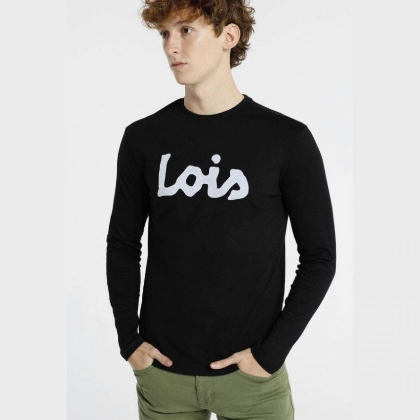 Camiseta negra LOIS de Lois