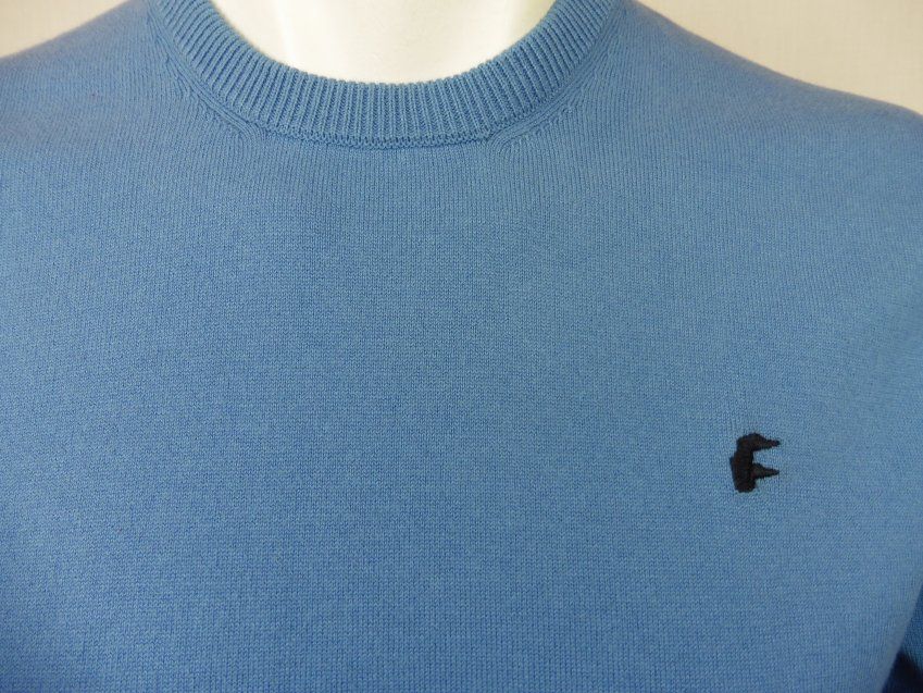 Jersey algodón azul medio de Dos Galgos