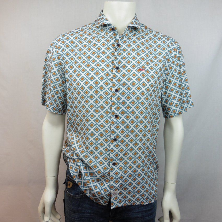 Camisa rombos deformes de Dark & Fish