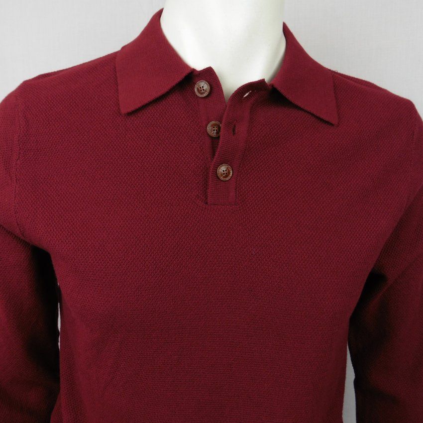 Jersey polo granate de G54