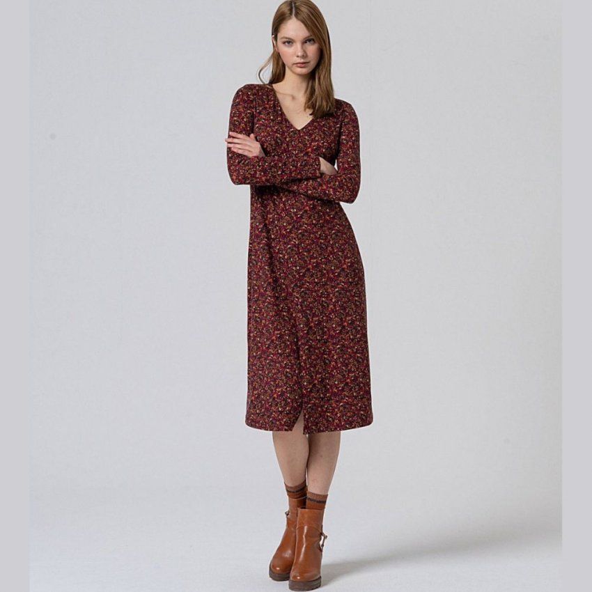 Vestido estampado abstracto de Surkana