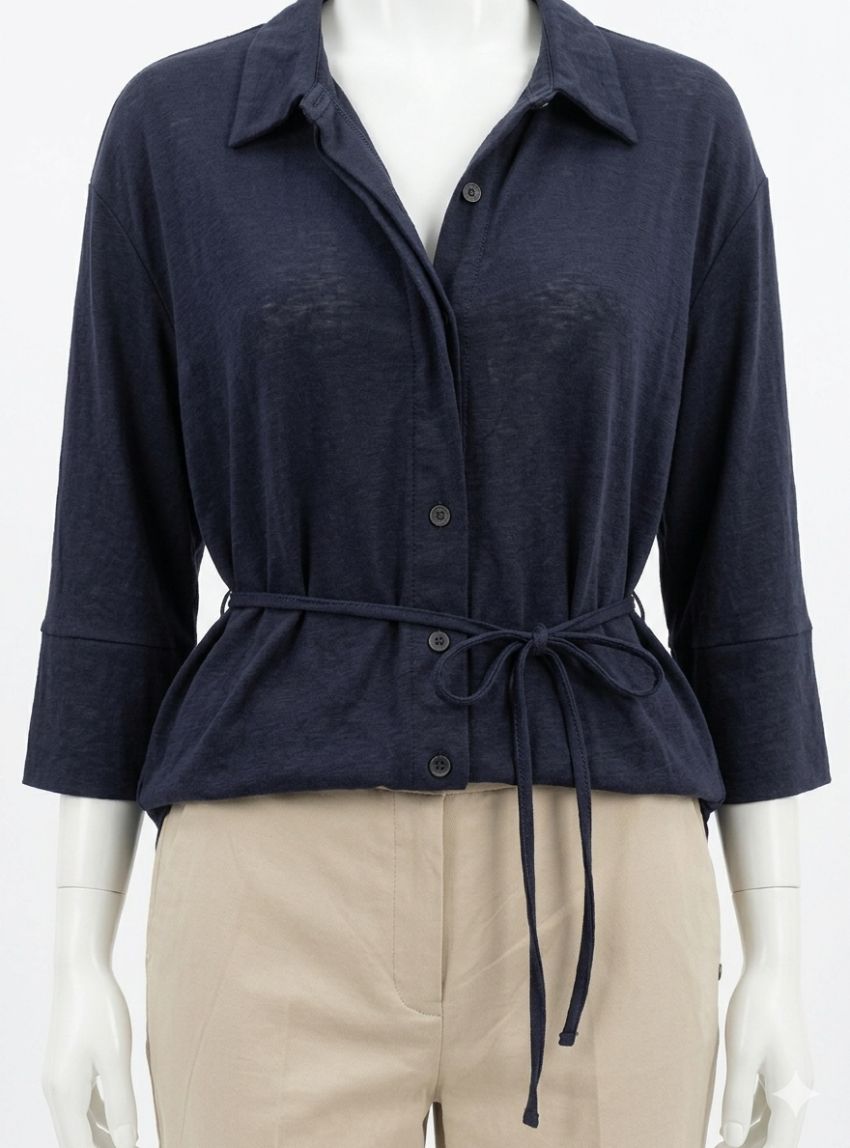Chaqueta manga al codo azul marino de WNT Collection