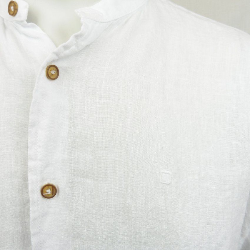Camisa lino blanca de Yellow Skin
