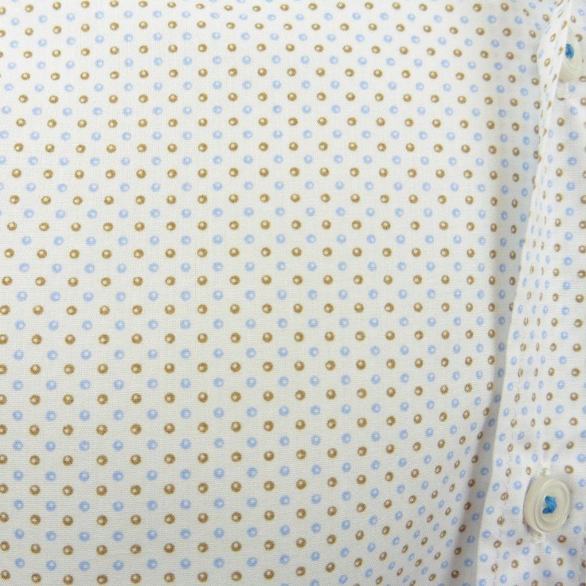 Camisa aros azul marron de Corsare