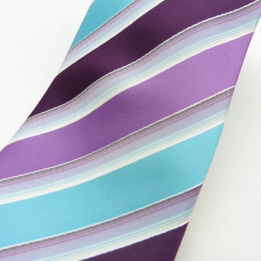 Corbata rayas lila de Boccola