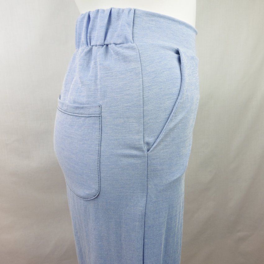 Pantalón ancho azul tejano de WNT Collection