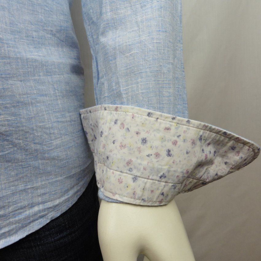 Camisa lino celeste de Corsare