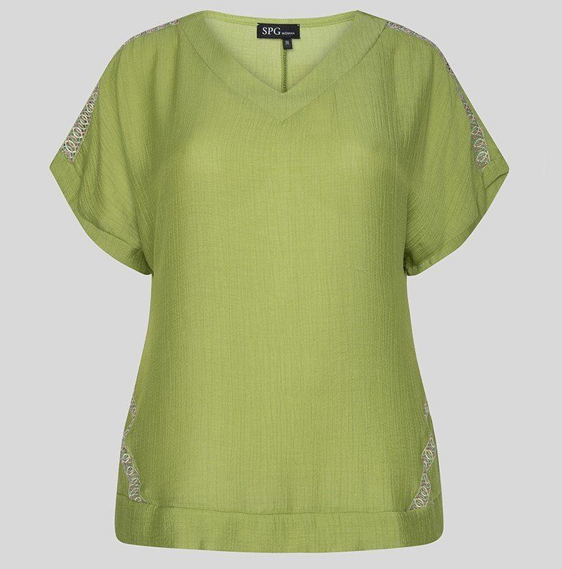 Blusa verde oliva de SPG Woman