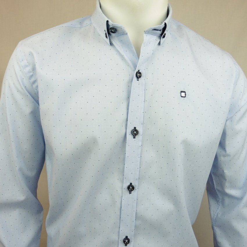 Camisa mil rayas topo marino de Yellow Skin