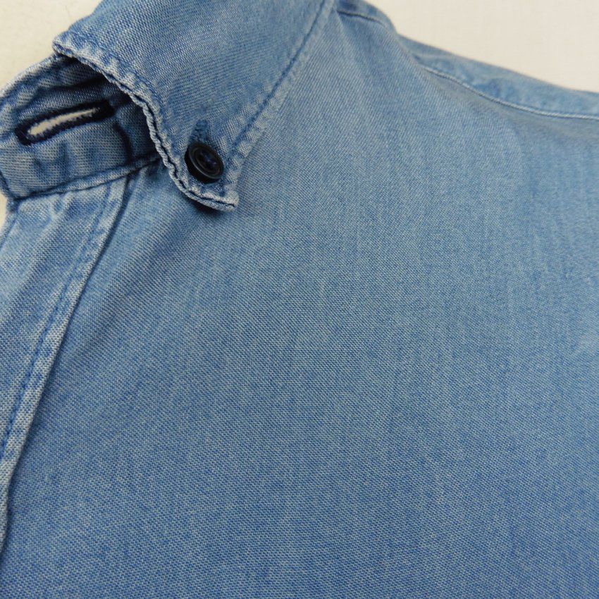 Camisa tencel azul tejano de Dos Galgos