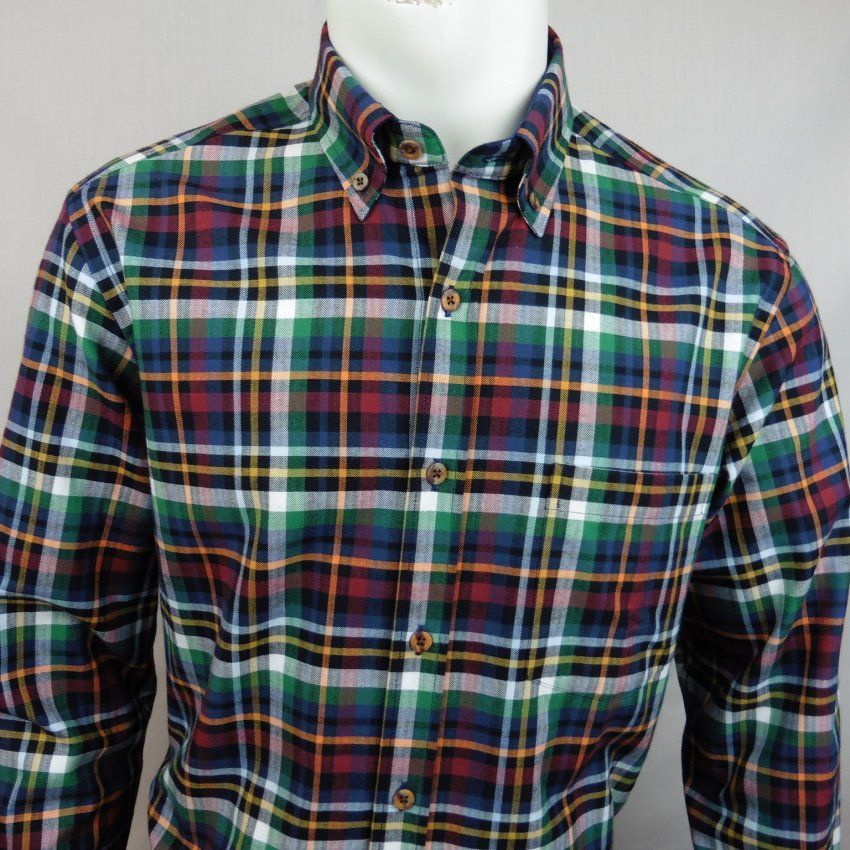 Camisa cuadros multi color de Corsare