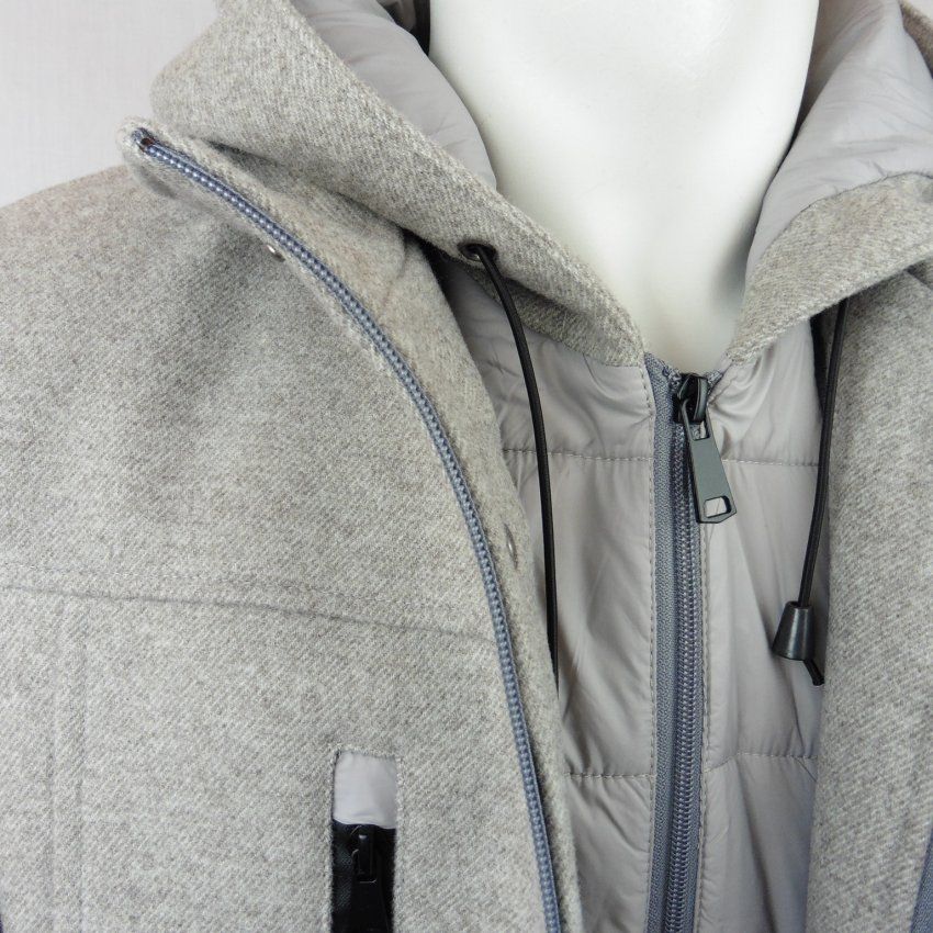 Chaquetón paño gris de Alexander & Co.