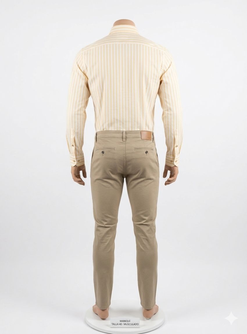 Camisa rayas amarillas de Yellow Skin