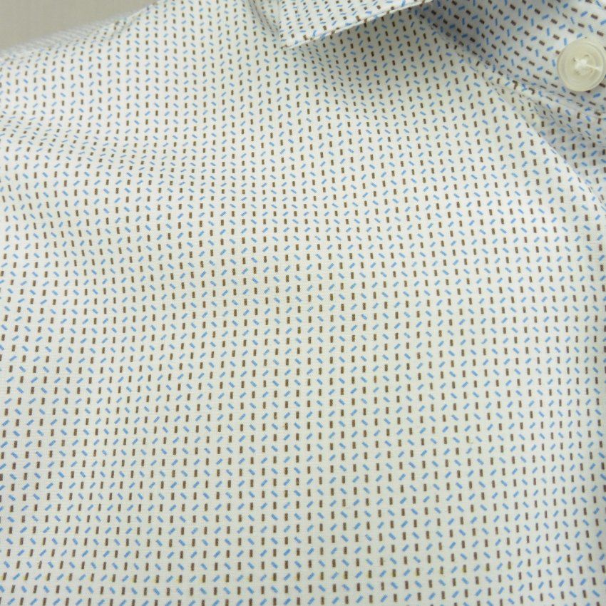 Camisa mini guiones verdes y azules de Corsare