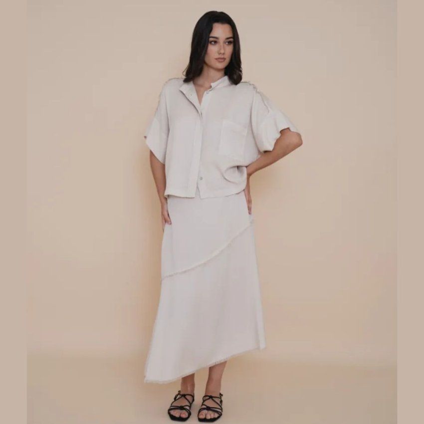 Falda larga tencel de WNT Collection