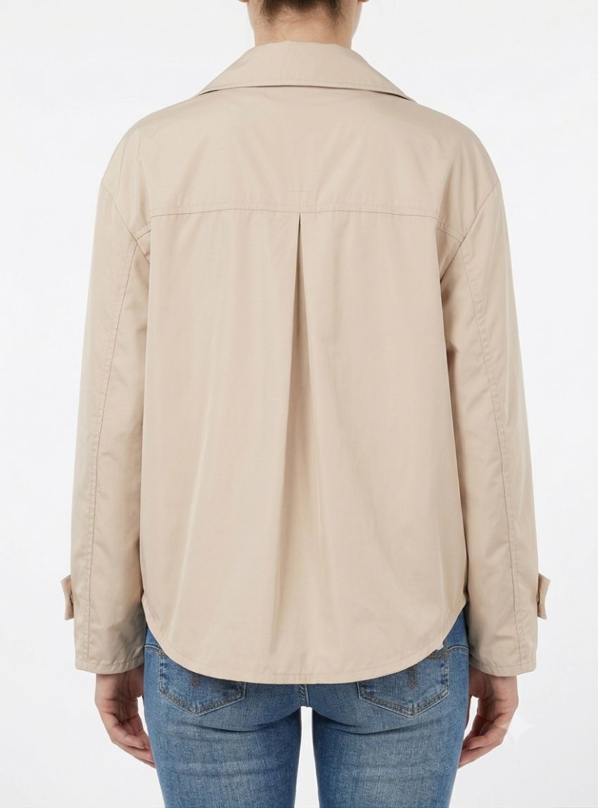 Cazadora tipo gabardina beige de WNT Collection