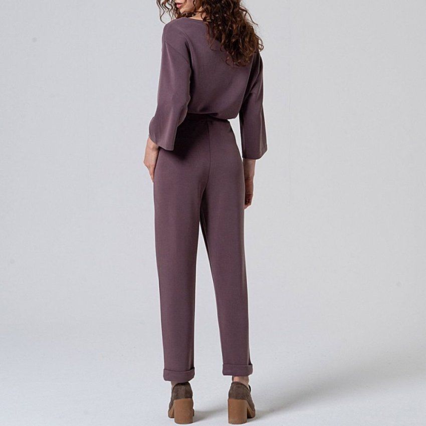 Pantalón modal berenjena claro de Surkana