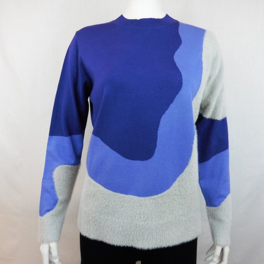 Jersey combinado azul y gris de WNT Collection