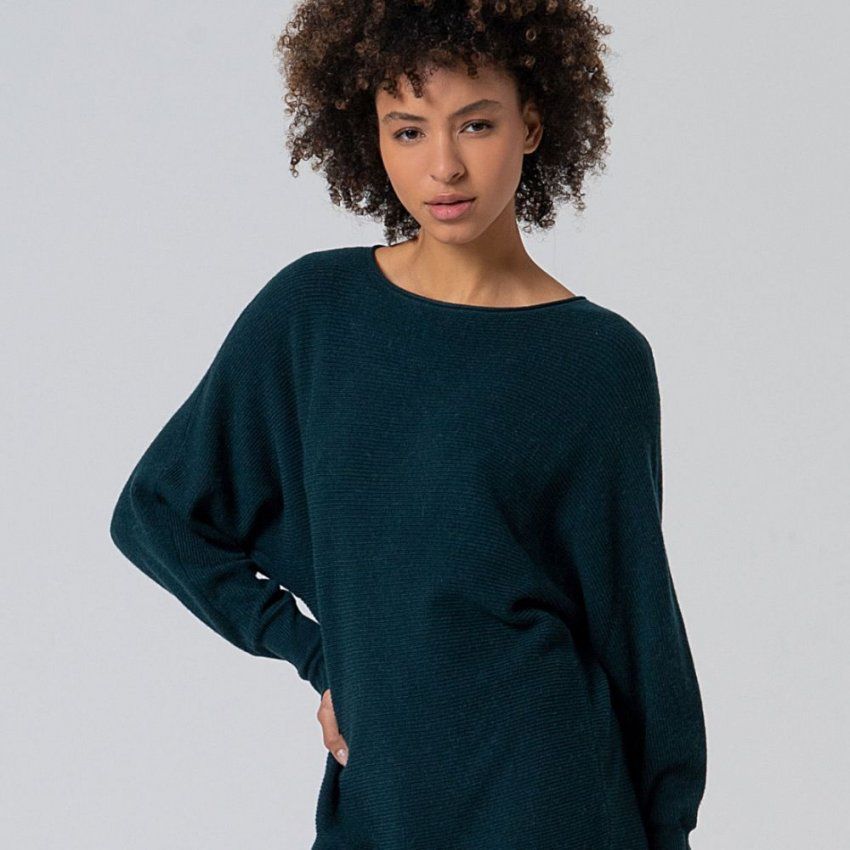 Vestido punto verde de Surkana