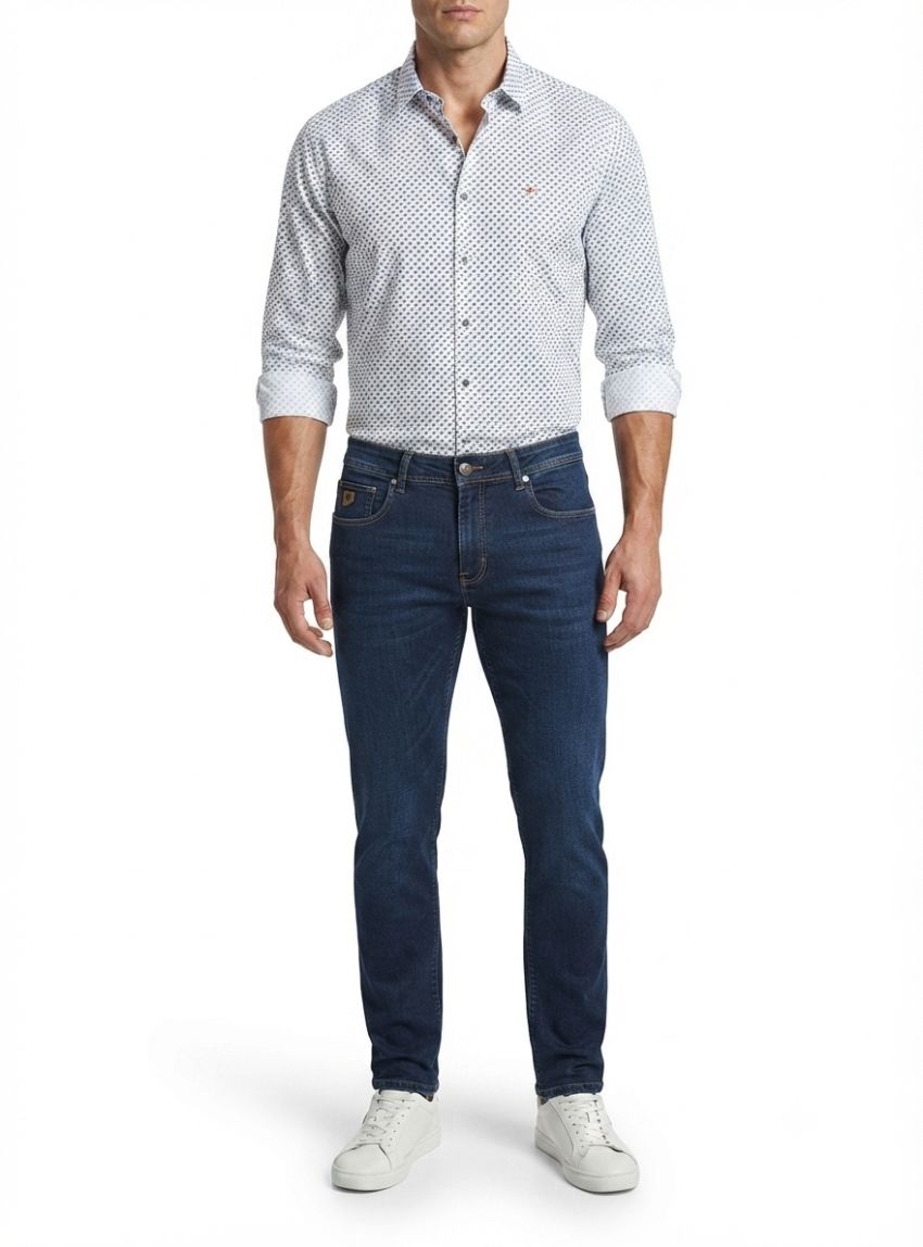 Camisa mini rombos de Corsare