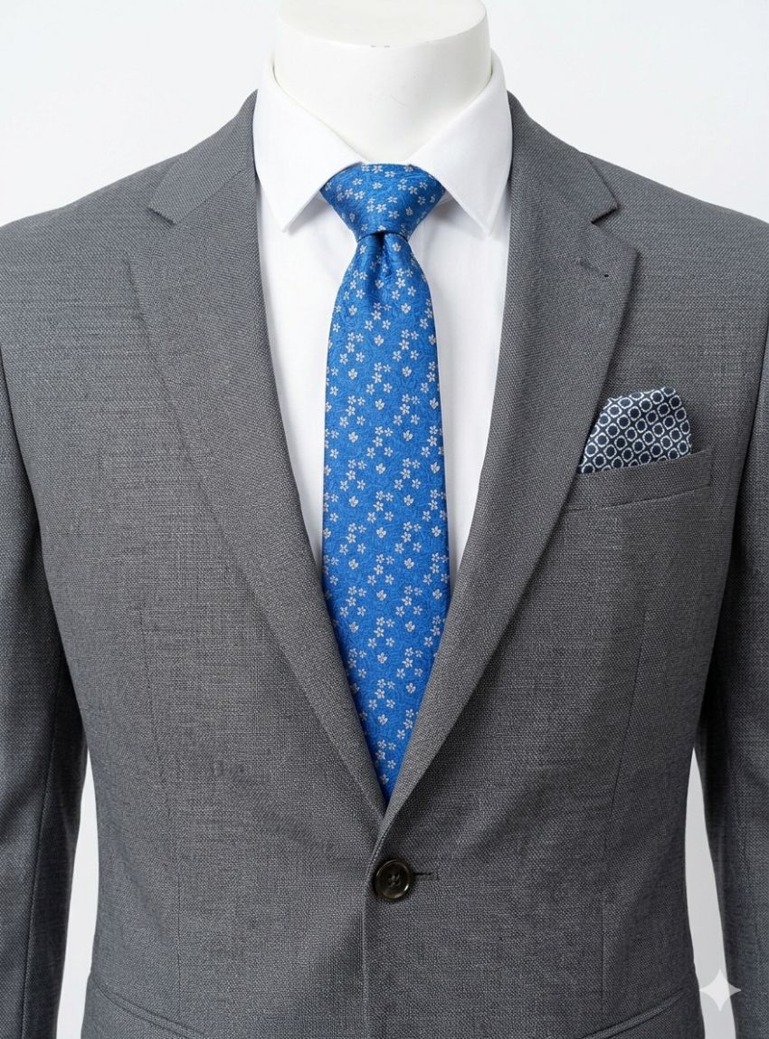 Traje azul mil puntos de Capelhi