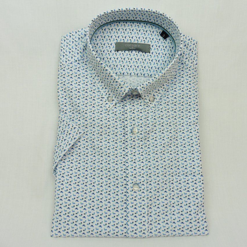 Camisa dibujo pequeño azul de Corsare