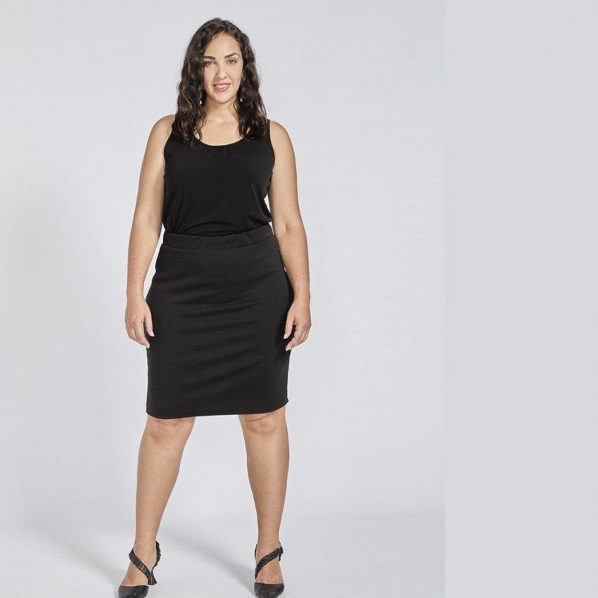 Falda negra de SPG Woman