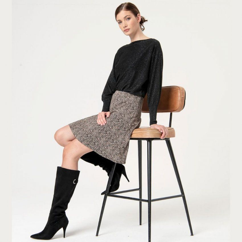 Camisa de punto mini estampado de Surkana